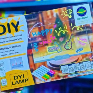 DIY LED Writing Lamp Board - Big Size with sketch pens included