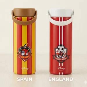 Football Printed Sports Edition Water Bottle in Steel | Mystery Bottle